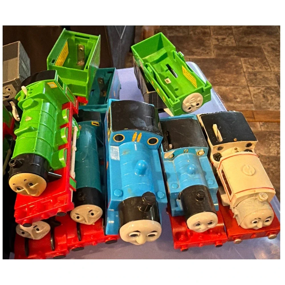 Thomas & Friends TrackMaster Motorized Train Lot Thomas Henry James Diesel Lady